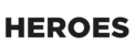 Heroes logo white